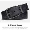 imageCoach Wide Harness Signature Reversible BeltCharcoalBlack
