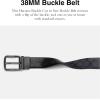 imageCoach Wide Harness Signature Reversible BeltCharcoalBlack