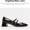 imageCoach Womens Angelina Mary Jane FlatBlack