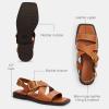 imageCoach Womens Archival Buckle Flat Sandal PlatformCognac
