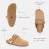 imageCoach Womens Blake Suede with Rivets ClogPeanut