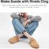 imageCoach Womens Blake Suede with Rivets ClogPeanut