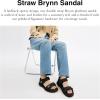 imageCoach Womens Brynn Sandal PlatformBlack Straw