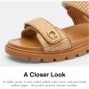 imageCoach Womens Brynn Sandal PlatformDark Natural