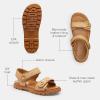 imageCoach Womens Brynn Sandal PlatformDark Natural
