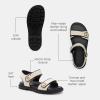 imageCoach Womens Brynn SandalChalkBlack
