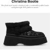 imageCoach Womens Christina Shearling BootieBlack