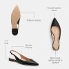 imageCoach Womens Claire Skimmer Ballet FlatBlack