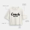 imageCoach Womens Cropped TShirtBeige