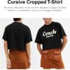 imageCoach Womens Cropped TShirtBlack