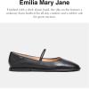 imageCoach Womens Emilia Mary Jane Ballet FlatBlack