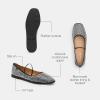 imageCoach Womens Emilia Mary Jane Ballet FlatBlack Crystal