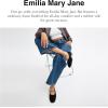 imageCoach Womens Emilia Mary Jane Ballet FlatBlack Velvet