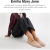 imageCoach Womens Emilia Mary Jane Ballet FlatBlush