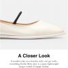 imageCoach Womens Emilia Mary Jane Ballet FlatChalk