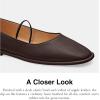 imageCoach Womens Emilia Mary Jane Ballet FlatMaple
