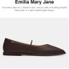 imageCoach Womens Emilia Mary Jane Ballet FlatMaple