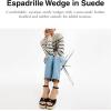imageCoach Womens Espadrille Wedge PlatformBlack