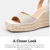 imageCoach Womens Espadrille Wedge PlatformChalk