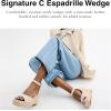 imageCoach Womens Espadrille Wedge PlatformChalk