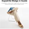 imageCoach Womens Espadrille Wedge PlatformCharcoal