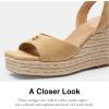 imageCoach Womens Espadrille Wedge PlatformCharcoal