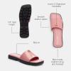 imageCoach Womens Florence Slide SandalBubblegum