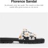 imageCoach Womens Florence Slide SandalChalk Multi