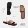 imageCoach Womens Florence Slide SandalKhakiDark Saddle