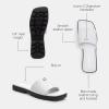 imageCoach Womens Florence Slide SandalOptical White