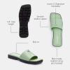 imageCoach Womens Florence Slide SandalPale Pistachio