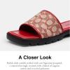 imageCoach Womens Florence Slide SandalRuby