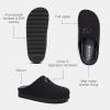 imageCoach Womens Hadley Felt SlipperBlack