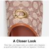 imageCoach Womens Hadley Signature Jacquard SlipperCocoaBurnished Amber