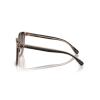 imageCoach Womens Hc8381f Low Bridge Fit Square SunglassesBlackTransparent BlushBrown Purple Grey Gradient