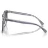 imageCoach Womens Hc8381f Low Bridge Fit Square SunglassesDark GreyLight GreyLight Grey Gradient