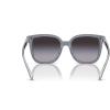 imageCoach Womens Hc8381f Low Bridge Fit Square SunglassesDark GreyLight GreyLight Grey Gradient