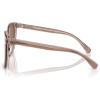 imageCoach Womens Hc8381f Low Bridge Fit Square SunglassesTransparent BrownGreyBrown Gradient