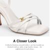 imageCoach Womens Kelsey Leather SandalChalk