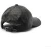 imageCoach Womens Leather Baseball HatBlack