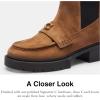 imageCoach Womens Louisa Bootie Uniform Dress ShoeCedar