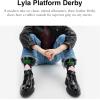 imageCoach Womens Lyla Platform Derby OxfordBlack