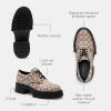 imageCoach Womens Lyla Platform Derby OxfordCocoaBlack