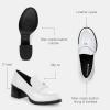 imageCoach Womens Natalie Leather LoaferOptical White