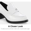 imageCoach Womens Natalie Leather LoaferOptical White
