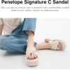 imageCoach Womens Penelope Signature C Sandal Platform CharcoalBlack 5