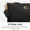 imageCoach Womens Polished Pebble Small WristletBlack