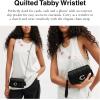 imageCoach Womens Quilted Pillow Leather Tabby Wristlet with ChainBlack