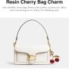 imageCoach Womens Resin Cherry Bag CharmRed Apple