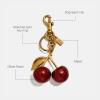 imageCoach Womens Resin Cherry Bag CharmRed Apple